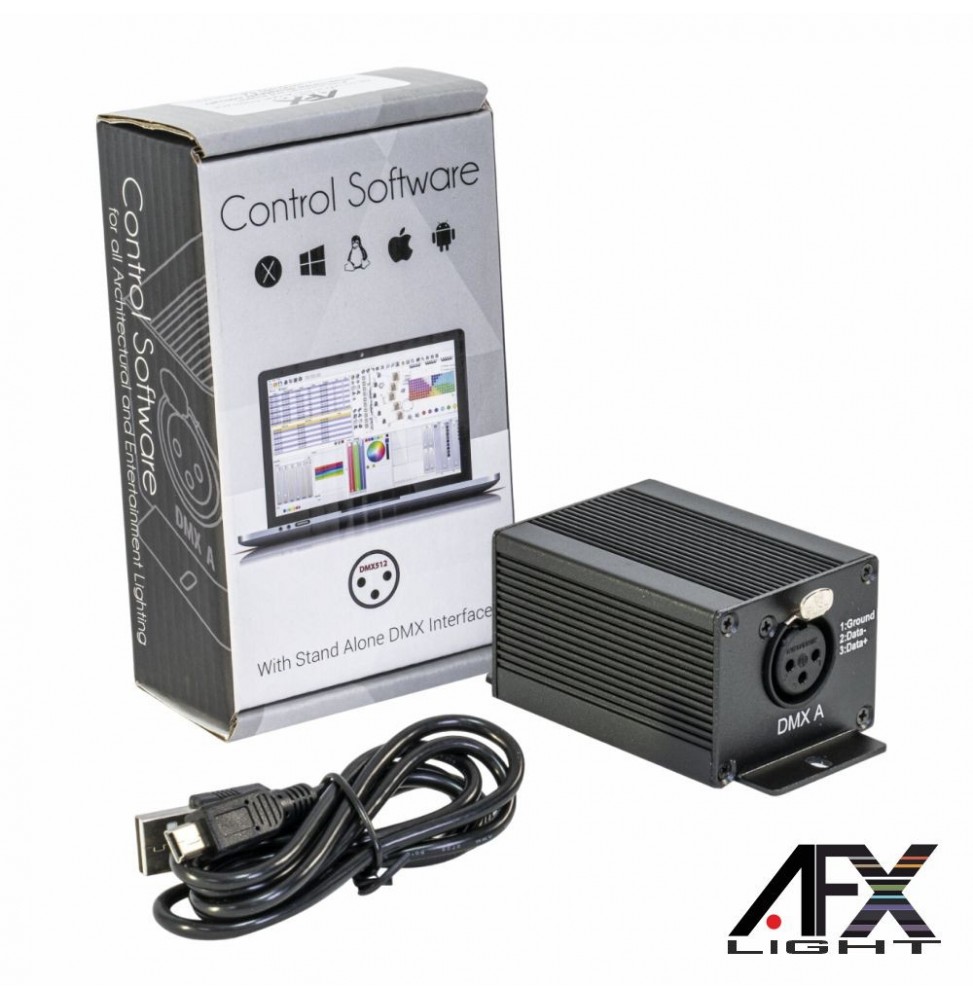 Controlador Dmx 128 Canais Com Software Interface Usb - Voltagem.pt