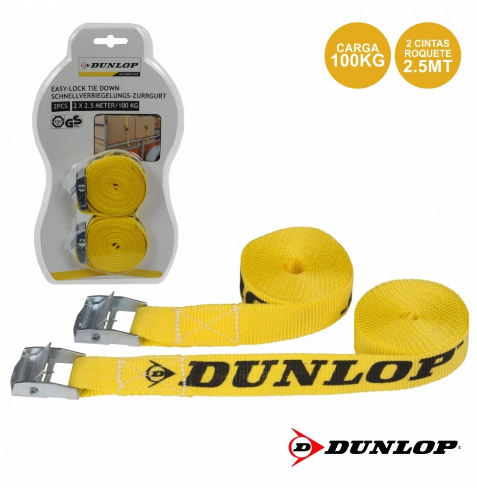 Conjunto Cintas Segurança 2X5M  Dunlop - Voltagem.pt
