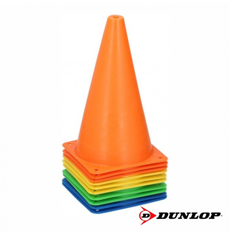 Conjunto De 10 Cones Para Desporto  Dunlop - Voltagem.pt