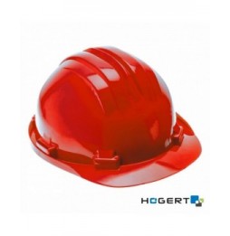 Capacete De Proteção Vermelho  Hogert - Voltagem.pt
