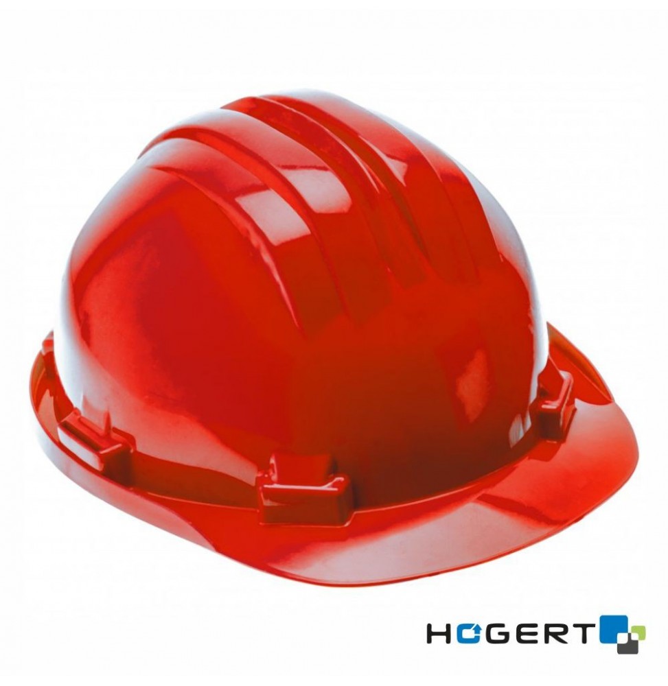Capacete De Proteção Vermelho  Hogert - Voltagem.pt