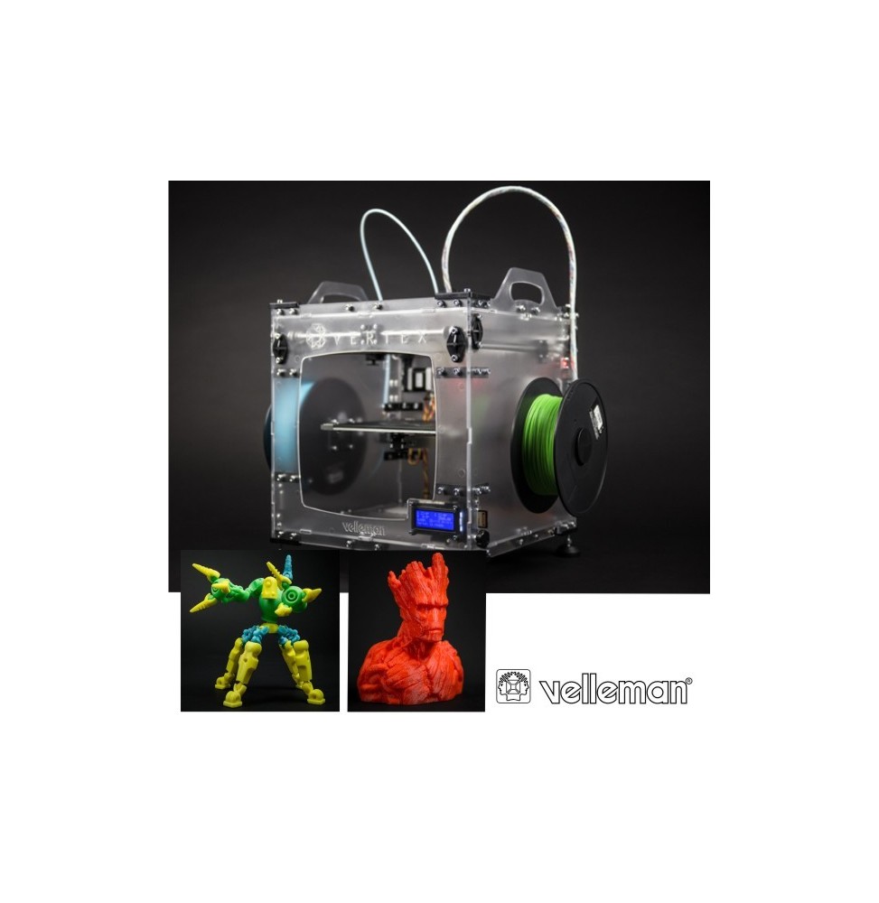 Impressora 3D Vertex  Velleman - Voltagem.pt