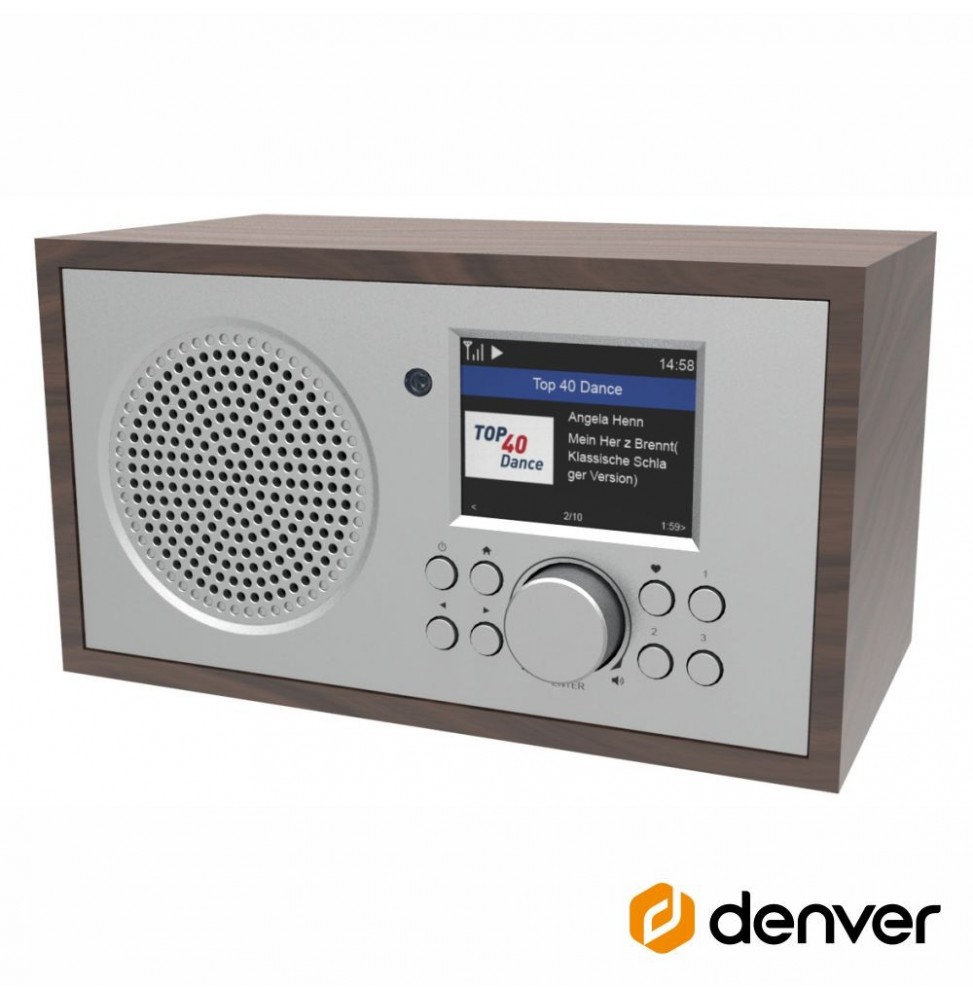 Rádio Portátil Wifi Fm/Aux/Bt 30W  Denver - Voltagem.pt
