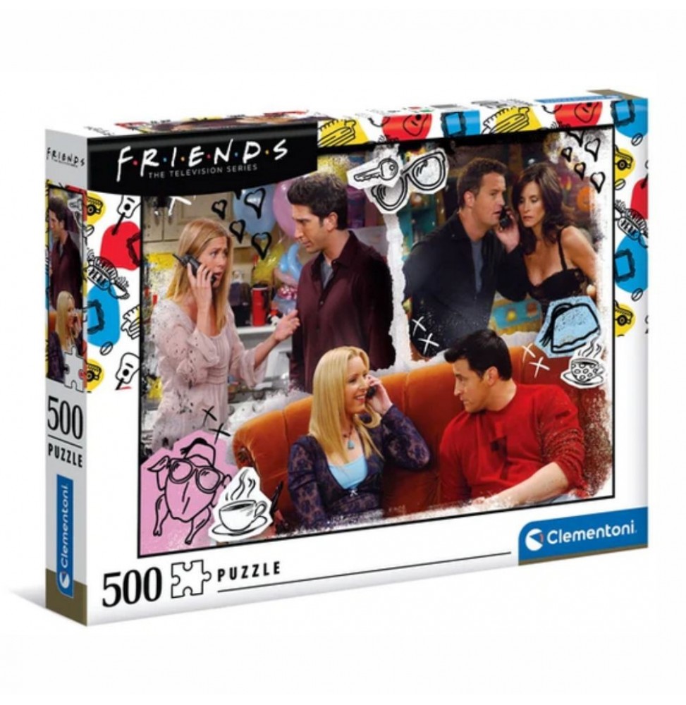 Puzzle 500Pcs 36X49Cm Friends  Clementoni - Voltagem.pt
