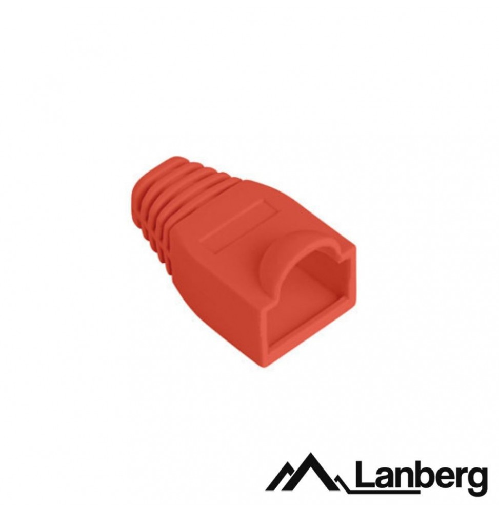 Capa Protectora Para Conector Rj45 X100 Vermelho  Lanberg - Voltagem.pt
