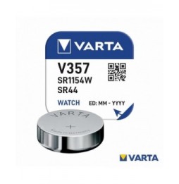 Pilha Óxido Prata Botão V357/Sr1154W/Sr44 1.55V  Varta - Voltagem.pt