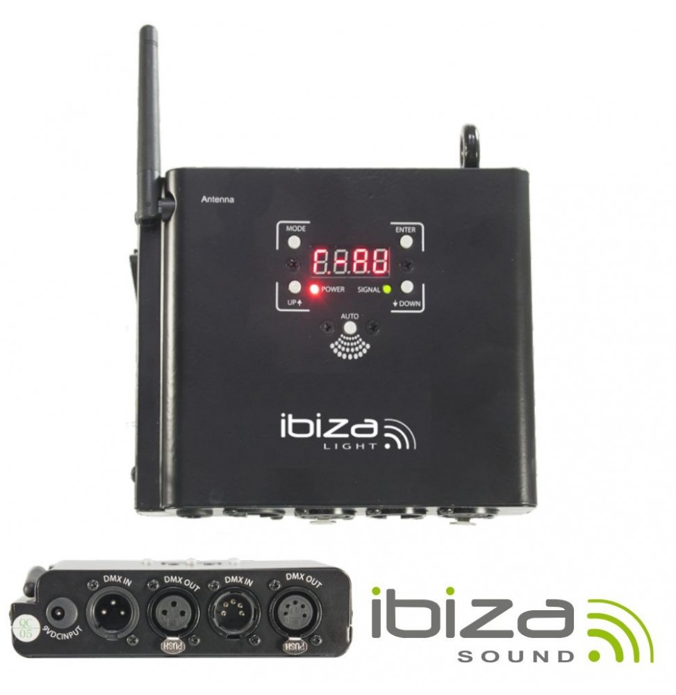 Sistema Transmissão Dmx 2.4Ghz 100M  Ibiza - Voltagem.pt