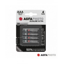 Pilha Alcalina Lr03/Aaa 1.5V 4X Blister Ultra  Agfaphoto - Voltagem.pt