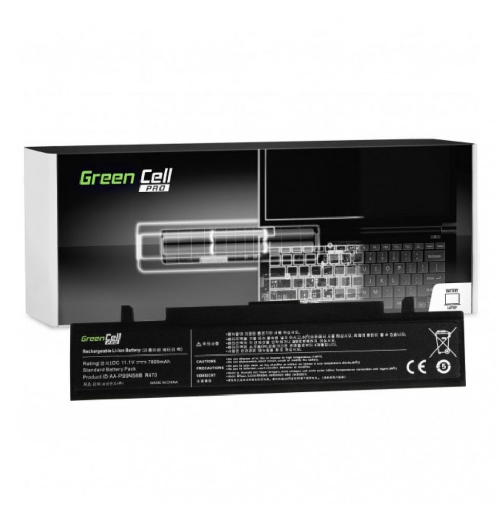 Bateria Para Portátil Samsung 7800Mah 11.1V  Green Cell - Voltagem.pt