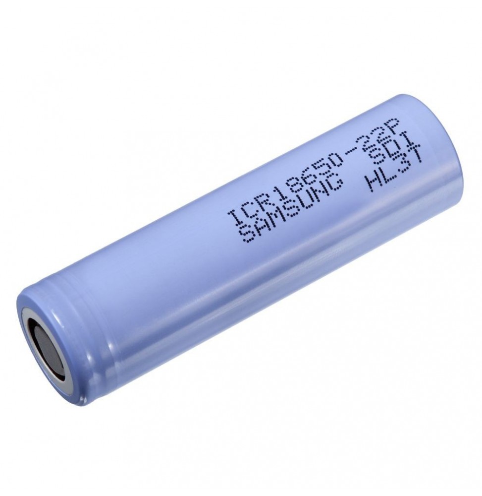 Bateria Lithium 18650 3.7V 2200Ma 22P Recarregável  Samsung - Voltagem.pt