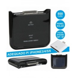 Powerbank 800Ma Com Painel Solar Para Iphone3/4/5/6 - Voltagem.pt