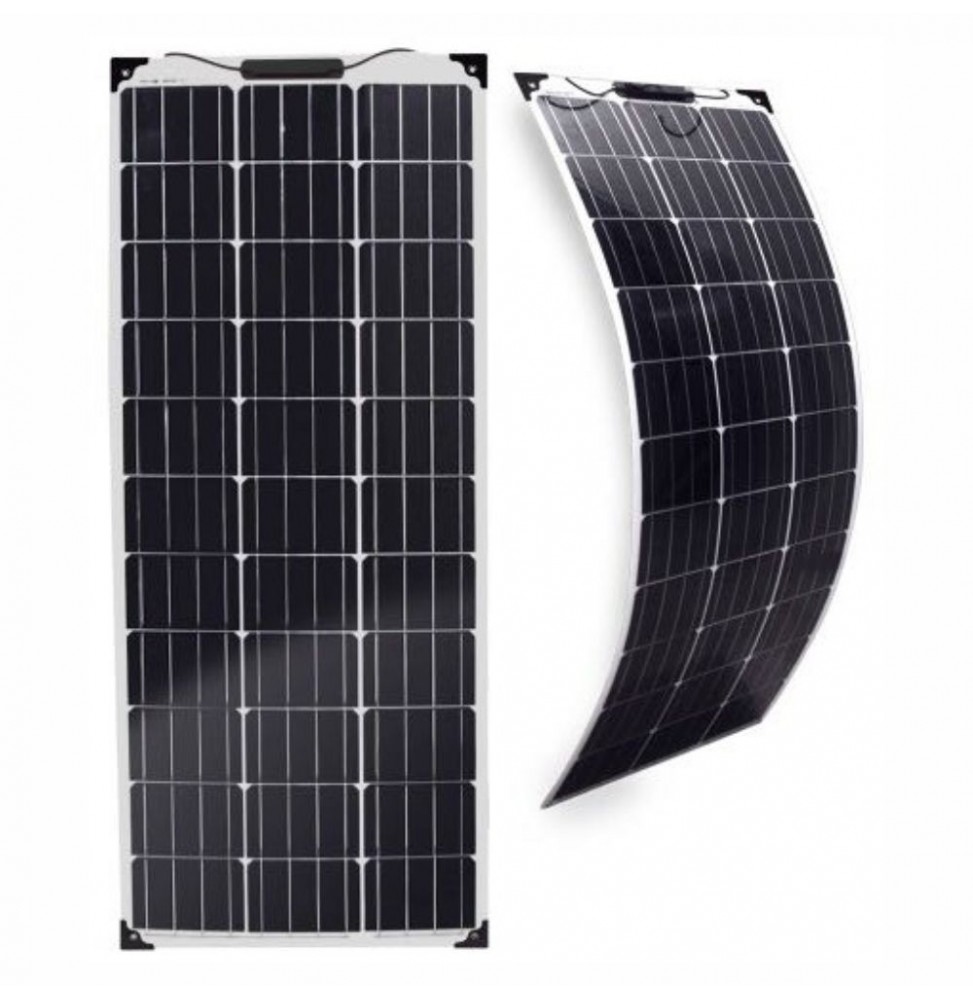 Painel Fotovoltaico Flexível Silicio Monocristalino 36V 100W - Voltagem.pt