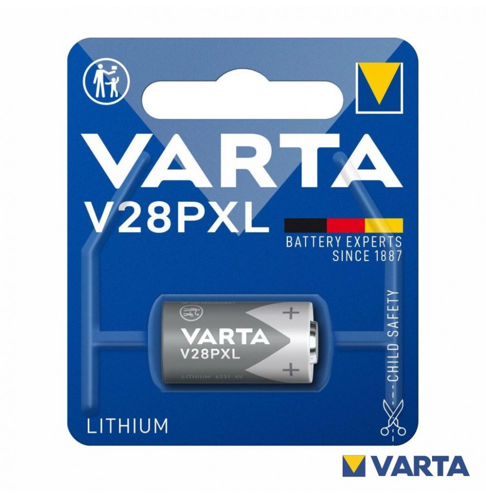 Pilha Lítio V28Pxl 6V Blister  Varta - Voltagem.pt