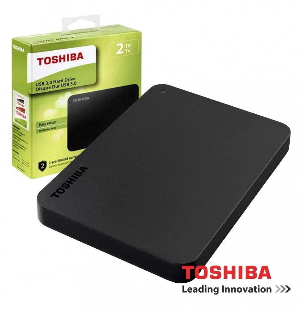 Disco Externo Hdd  Toshiba Canvio Basics 2Tb 2.5 Usb3.0 - Voltagem.pt