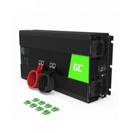 Conversor 24V230V 1500W Onda Pura  Green Cell - Voltagem.pt