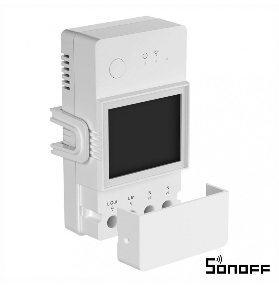 Interruptor Inteligente Wifi Com Medição Energia 16A  Sonoff - Voltagem.pt