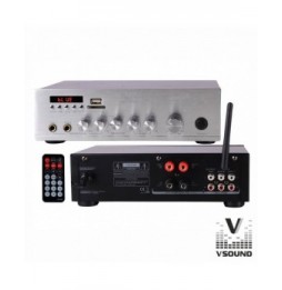 Amplificador 220V 60W Mp3/Usb/Sd  Vsound - Voltagem.pt