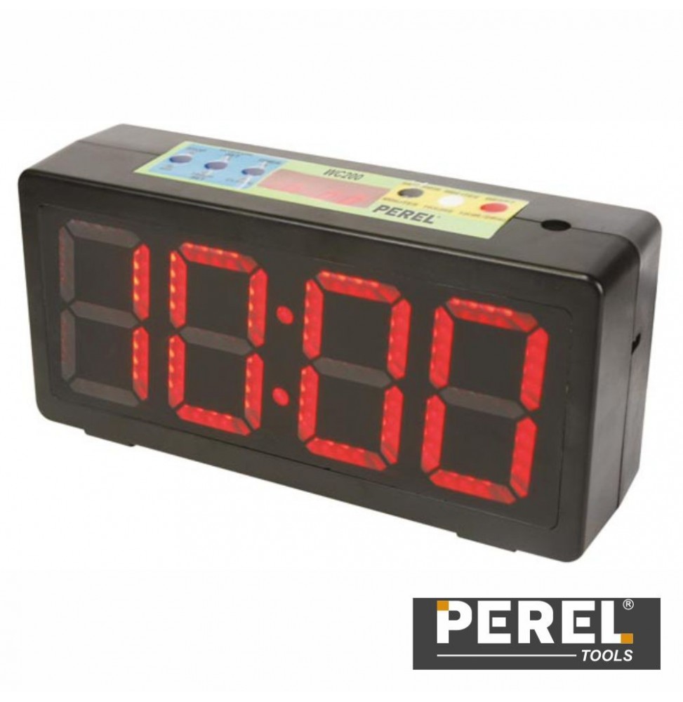 Relógio Com Cronómetro Visor Led Perel - Voltagem.pt