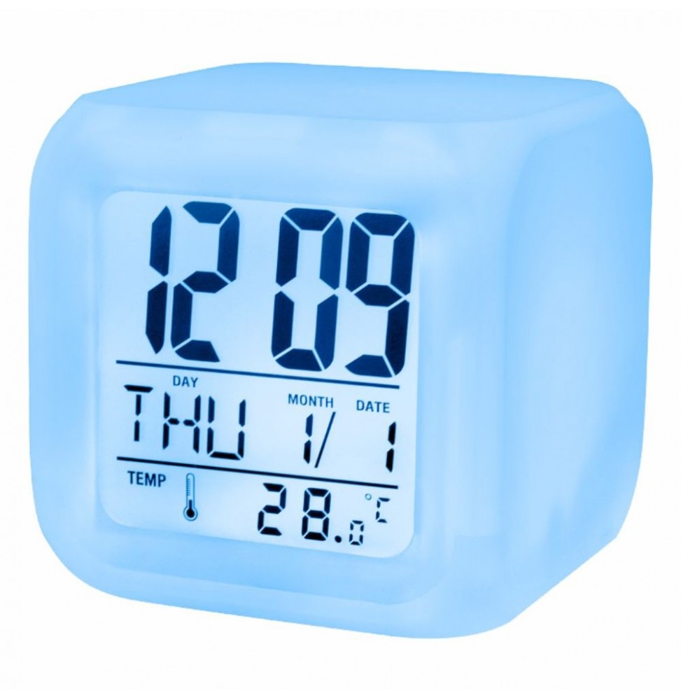 Relógio Despertador Digital 2 Alarmes E Calendário - Voltagem.pt
