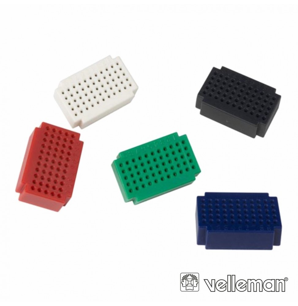 Conjunto De Mini Placas De Ensaio 55 Pontos 5X  Velleman - Voltagem.pt